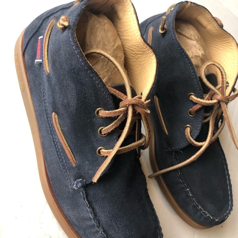 Sebago campsides mid chukka leather men boots - Picture 2 of 9